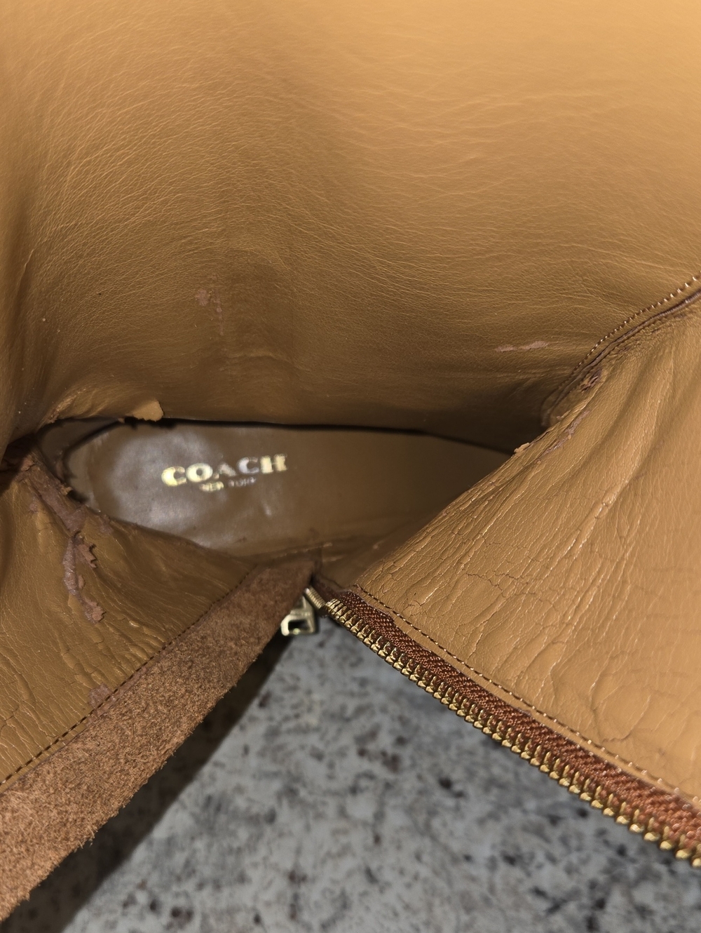 Coach Carolina Leather Riding Boot - Picture 13 of 16